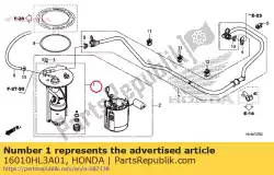 Aquí puede pedir juego de colador, combustible de Honda , con el número de pieza 16010HL3A01: