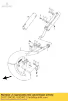 1417128C30, Suzuki, o-ring, wydech suzuki rm 250 1998 1999 2000 2001 2002 2003 2004 2005 2006 2007 2008, Nowy