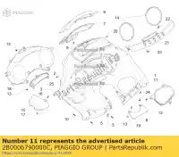 2B0006790000C, Piaggio Group, housing piaggio mp mp3 350 maxi sport zapm860x, zapta10w zapm86100, zapm86101 zapm86200, zapm86202 zapta10x zapta1100, zapta19l zapta1200 zapta1200, zapta1201 zapta1202 zapta1202, zapta1204 zapta130 zaptd1102,  zaptd120 300 350 400 500 2014 2015 2016 2017 2018 20, New