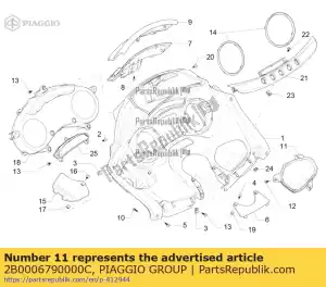 Piaggio Group 2B0006790000C habitação - Lado inferior