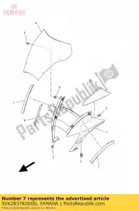 yamaha 5VK2837K0000 serranda 6 - Il fondo