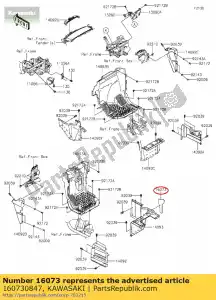 kawasaki 160730847 01 isolador - Lado inferior