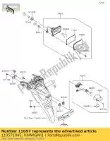 110571045, Kawasaki, 01 haakje kawasaki kle300 versysx 300 klx230 230 , Nieuw