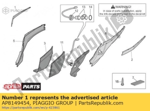 aprilia AP8149454 prawe wyko?czenie z ty?u - Dół