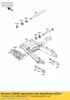 330401104, Kawasaki, Regolatore catena kawasaki kr 250 1, Nuovo