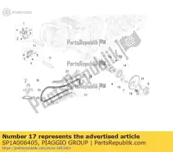 Qui puoi ordinare contrappeso di decompressione da Piaggio Group , con numero parte SP1A006405: