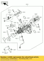 110551303, Kawasaki, bracket ex250k8f kawasaki ninja 250 2008 2009 2010 2011, New