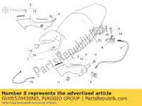 GU05570430ND, Piaggio Group, Pannello laterale sinistro. nero moto-guzzi breva norge 850 1200 2006 2007, Nuovo