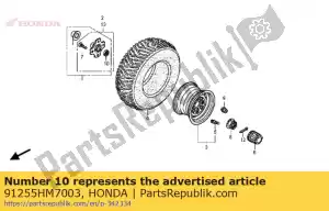 honda 91255HM7003 parapolvere, 21.4x28.2x5 (arai) - Il fondo