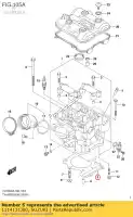 1114131J00, Suzuki, junta, cilindro suzuki dl vstrom a dl1000a v strom dl1000xa 1000 , Novo