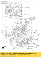 92005S003, Kawasaki, encaixe, respirador ksf50-a1 kawasaki kfx 50 2003 2004 2005 2006, Novo