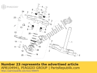 AP8104941, Aprilia, juego completo de cerraduras., Usado