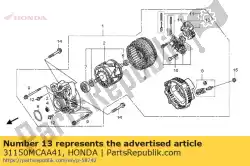 Aqui você pode pedir o definir regulador em Honda , com o número da peça 31150MCAA41: