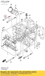 bout, cilinder h van Suzuki, met onderdeel nummer 1116110G50, bestel je hier online: