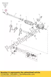 triumph T1190780 spring gear indicator - Bottom side