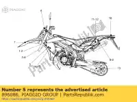 896086, Piaggio Group, decalcomania dx-sx 