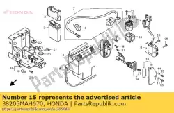 Aqui você pode pedir o tampa comp, fusível b em Honda , com o número da peça 38205MAH670:
