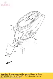 yamaha 5WWF17210026 tampa lateral 2 cpy - Lado inferior