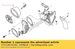 honda 17212KZ4J42 podstawa, element - Dół