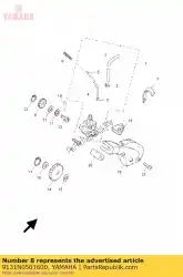 Aqui você pode pedir o parafuso em Yamaha , com o número da peça 9131N0501600: