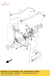 yamaha 1SCE24050000 conjunto soprador - Lado inferior