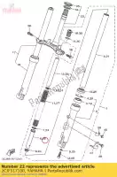 2CJF317100, Yamaha, piston, fourche avant yamaha ttr50e 50 , Nouveau