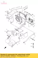 5B4E25790000, Yamaha, mangueira 4 yamaha yxr 700 2008 2009 2011 2012 2013, Novo