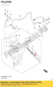 suzuki 5986623H00 bota - Lado inferior