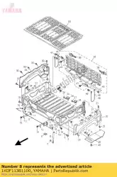 Ici, vous pouvez commander le amortisseur auprès de Yamaha , avec le numéro de pièce 1XDF113B1100: