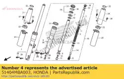 Qui puoi ordinare rondella da Honda , con numero parte 51404MBA003: