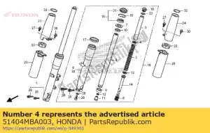 honda 51404MBA003 rondella - Il fondo