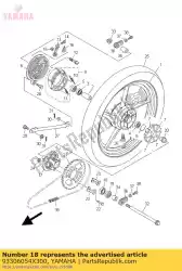 Tutaj możesz zamówić ? O? Ysko od Yamaha , z numerem części 93306054X300: