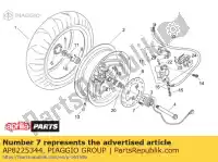 AP8225344, Piaggio Group, schroef m8x30 aprilia  area area 51 50 51 1998 1999 2000, Nieuw