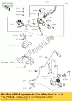 430340121, Kawasaki, freio de suporte kawasaki ninja h2r  p zx10r h2 n winter test edition krt replica abs zx1000 s r zx 10r non zx10rr sl1 my18 2018my zx1002 se 1000 , Novo