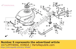 Qui puoi ordinare rimani, pompa del carburante da Honda , con numero parte 16712MT4000: