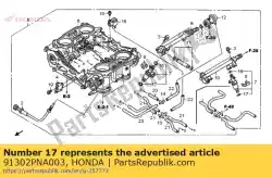 Ici, vous pouvez commander le joint torique, 7. 45x3. 61 (nok) auprès de Honda , avec le numéro de pièce 91302PNA003: