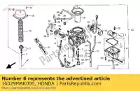 16029MAK000, Honda, set di viti honda slr 650 1997 1998, Nuovo