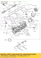 140730804, Kawasaki, conduit, fannel d'air zx1000nff kawasaki h2 h2r 1000 2015 2016, Nouveau