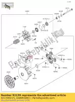 921390215, Kawasaki, bushing kvf750d8f kawasaki  brute force kvf 650 750 2008 2009 2010 2011 2012 2013 2014 2015 2016 2017 2018 2019 2020 2021, New