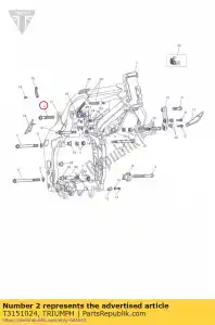 triumph T3151024 bolt hhf m12 x 75 109 slv - Bottom side