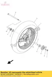 yamaha 903871082800 collar - Bottom side