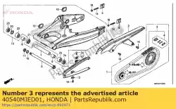 Aqui você pode pedir o corrente, unidade (did525v11-120zb) (link padrão 118l) em Honda , com o número da peça 40540MJED01: