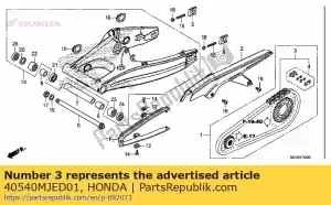 honda 40540MJED01 corrente, unidade (did525v11-120zb) (link padrão 118l) - Lado inferior