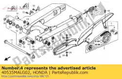 Aqui você pode pedir o conjunto de juntas, corrente de transmissão (rk excel) em Honda , com o número da peça 40535MALG02: