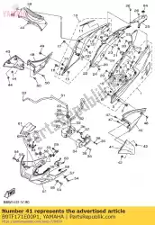 Ici, vous pouvez commander le couverture, côté 5 auprès de Yamaha , avec le numéro de pièce B9TF171E00P1: