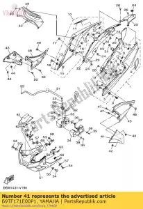 yamaha B9TF171E00P1 couverture, côté 5 - La partie au fond