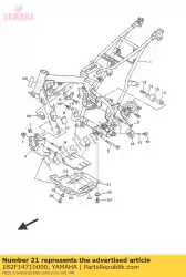 beschermer, motor van Yamaha, met onderdeel nummer 1B2F14710000, bestel je hier online: