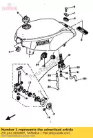 29L2411000W9, Yamaha, serbatoio carburante comp. yamaha rd rdf 350, Nuovo