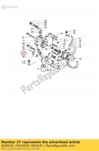 aprilia 828930 valve tightening plate with u.p. - Bottom side