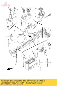 yamaha 1BKH23530000 hose - Bottom side